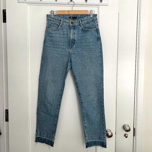 Maje Jeans with Released, frayed hem (Size FR40)